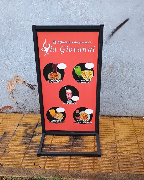 Producto - Cartel De Pie Pesado Mini