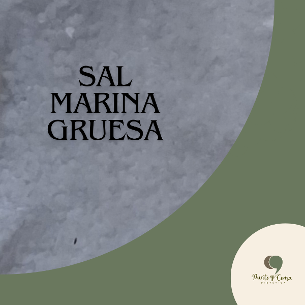 Producto - sal marina gruesa