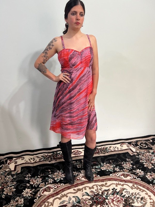 Vestido rosas rosa — imagen 5