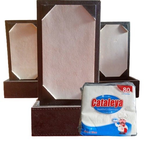 Producto - Combo - 4 Porta Aderezos Bar + 3 Packs servilletas Cataleya