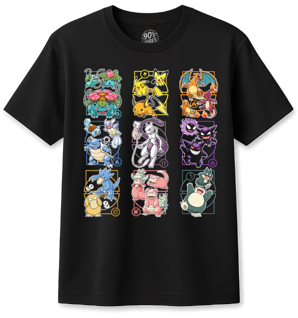 Producto - Remera Pokemon Personajes