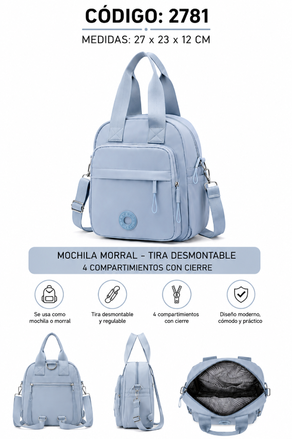 Producto - MOCHILA MORRAL 2781 - 3