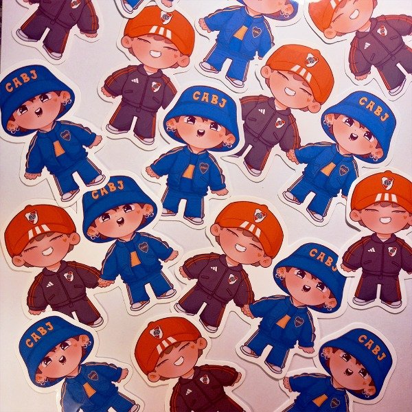Producto - Stickers JK Boca y Tae River! - 0