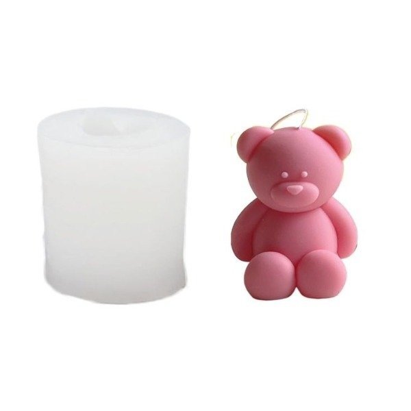Producto - Molde de silicona Osito clásico liso - 2