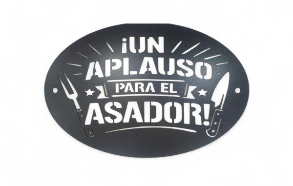 Producto - Cuadro Cartel Un Aplauso para el Asador