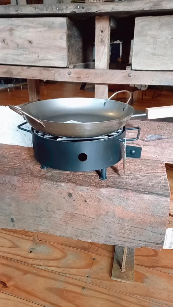 Producto - fogón de mesa con parrilla y fuente - 3