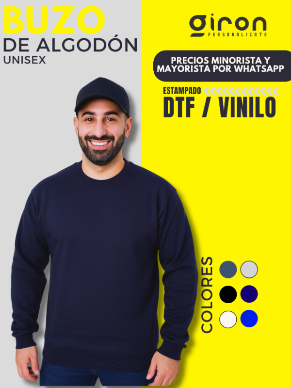 Producto - BUZO CUELLO REDONDO UNISEX