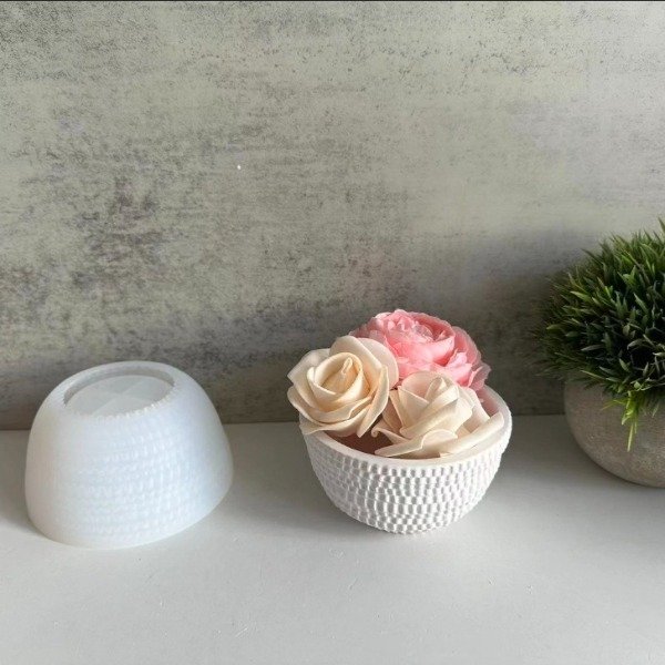 Producto - MOLDE MACETA TEJIDA