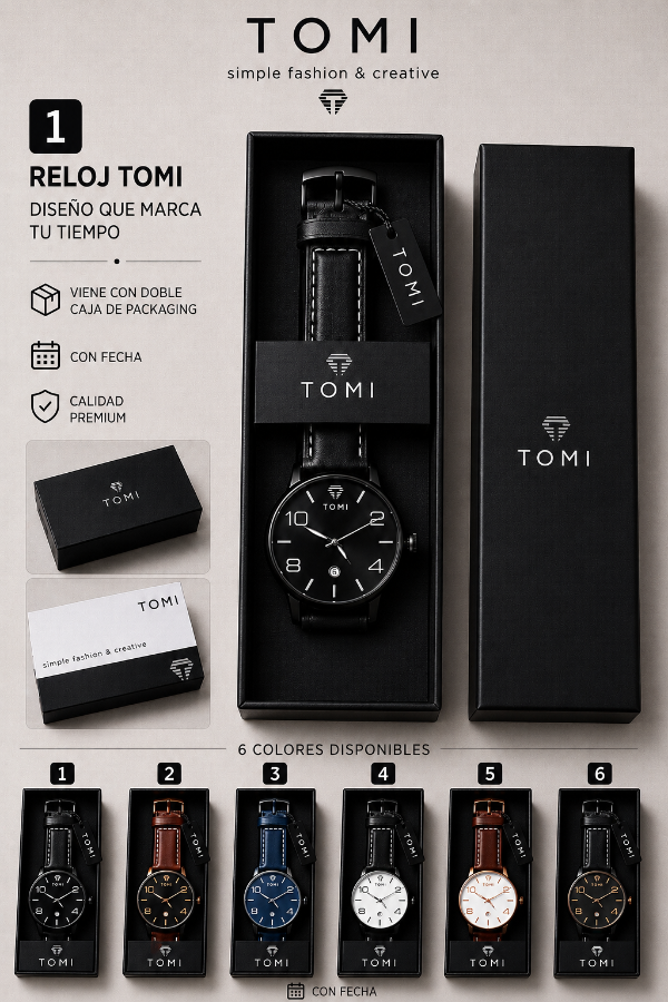 Producto - RELOJ TOMI PREMIUM - 0