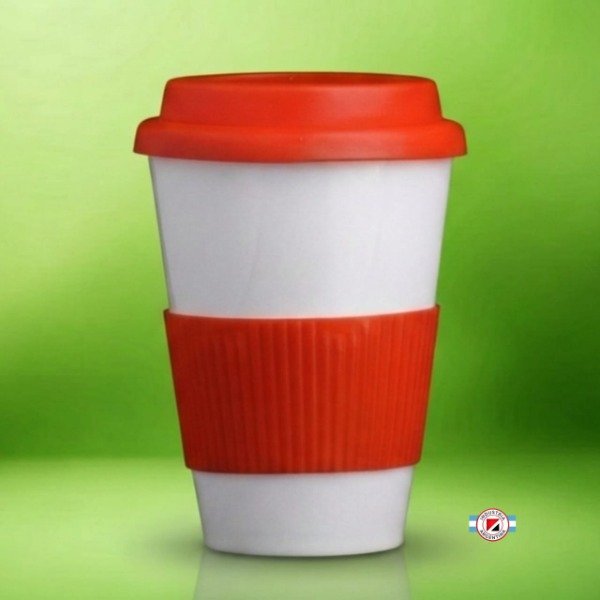 Producto - VASO TÉRMICO SILICONA ROJO X 12 U