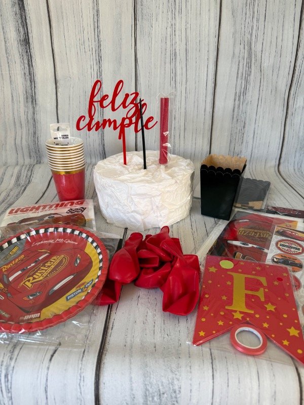 Producto - KIT CUMPLEAÑOS CARS