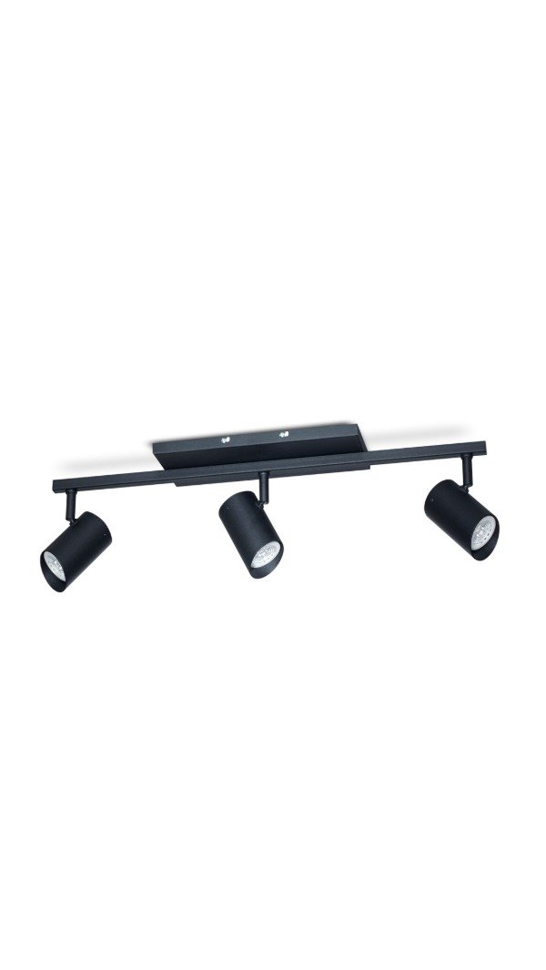 Producto - Spot Rodry 3 luces negro con barral