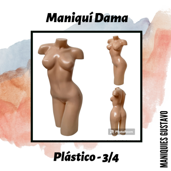 Producto - Maniquí dama plástico 3/4
