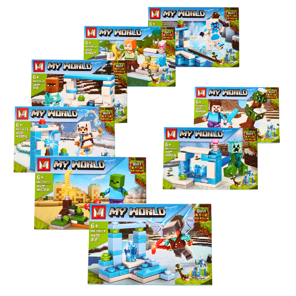 Producto - Lego MINECRAFT (#MG1201) x8u.