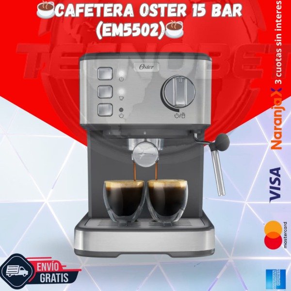 Producto - CAFETERA OSTER 15 BAR (EM5502)