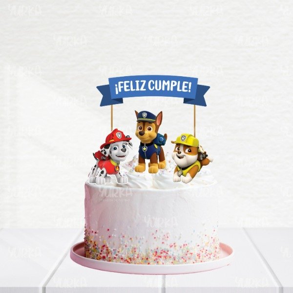 Producto - Adorno de torta Paw Patrol (elegir modelo)