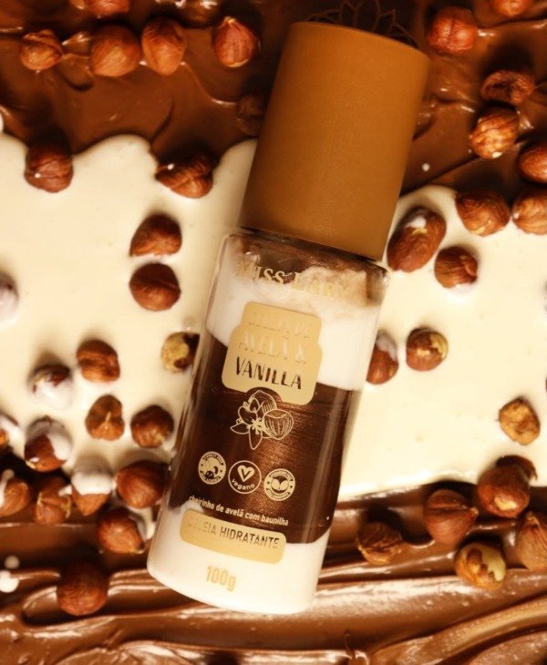 Producto - Crema gel bifásica de avellanas y vainilla corporal Miss Lary