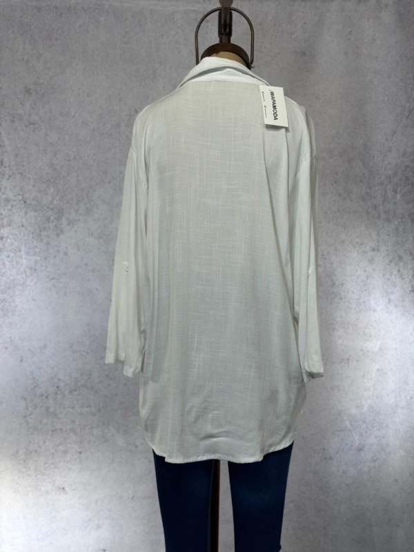 Producto - CAMISA ROW BLANCA LINO ELASTIZADO - 1