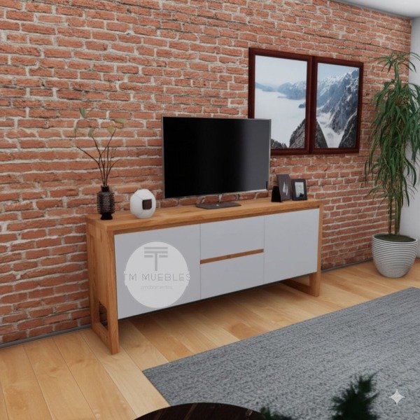 Producto - Rack Moderno 2C WHITE