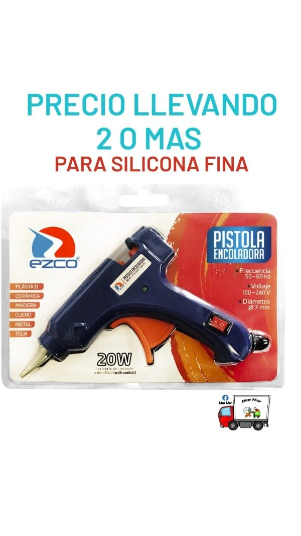 Producto - Pistolita ezco para silicona fina (cantidad)