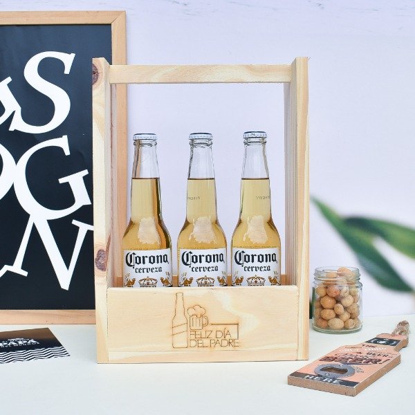 Producto - PORTA 3 BOTELLAS DE CERVEZA