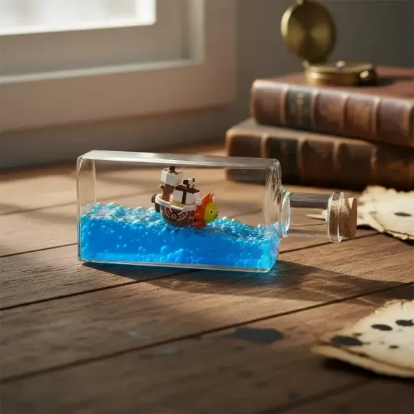 Producto - Barco Thousand Sunny En Botella Figura One Piece Luffy Anime