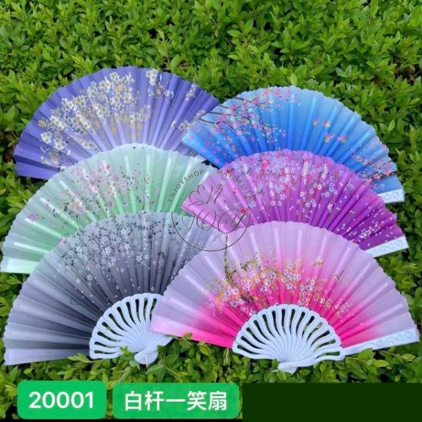 Producto - PACK X12 ABANICOS PLEGABLES FLORES COLORES ENJOY374