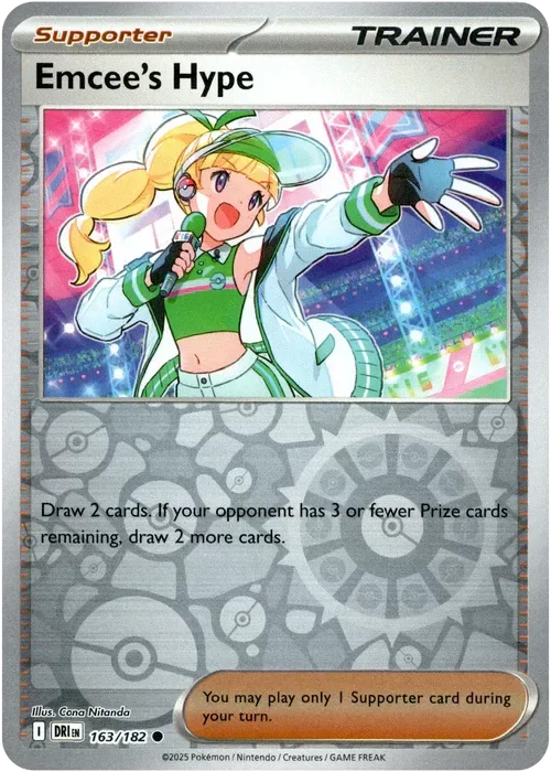 Producto - Emcee's Hype - 163/182 - Destined Rivals - Reverse Holo