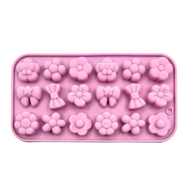 Producto - MOLDE SILICONA FLORES Y MOÑOS