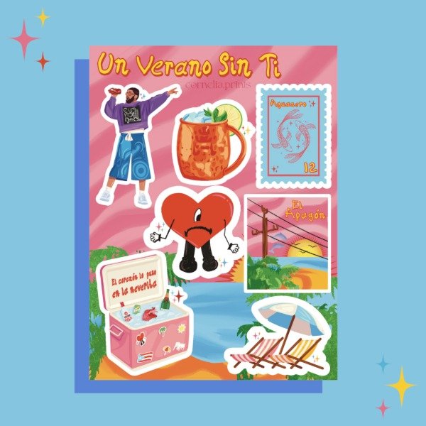Producto - Set Troquelado 'Un verano sin ti' Bad Bunny