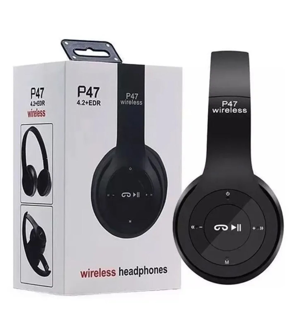 Producto - Auriculares Wireless P47 - SD/Bluetooth/Radio/Aux