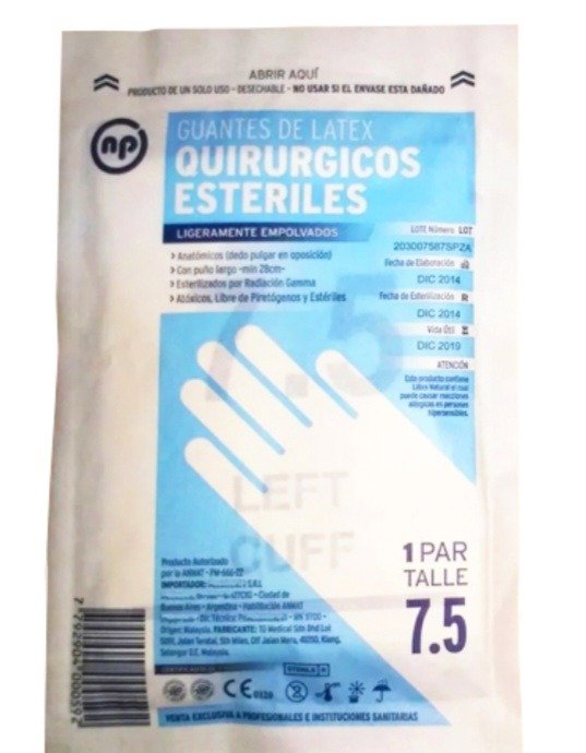 Producto - Guantes estériles
