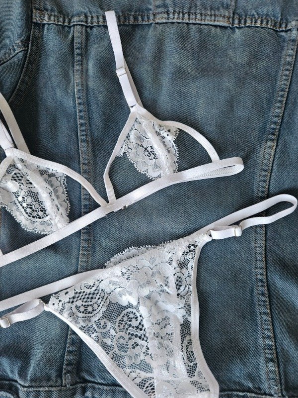 Producto - CONJUNTO MIA DE ENCAJE BLANCO (A01 A) - 2