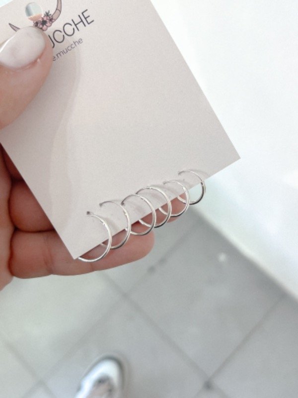 Producto - Mix argollitas lisas par