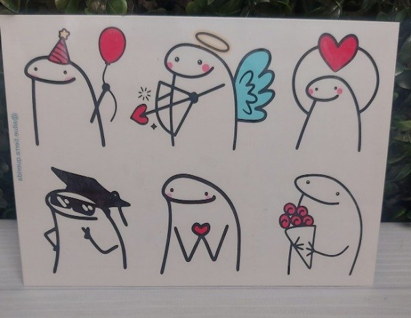 Producto - Tatuajes temporales FLORK x1 plancha