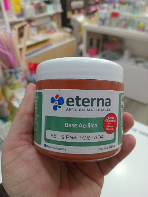 Producto - BASE ACRILICA ETERNA SIENA TOSTADA X 200 ML