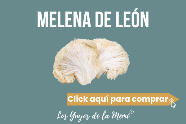 Producto - Melena de león en cápsulas, en gotas microdosis, doypacks. Los Yuyos de la Memé