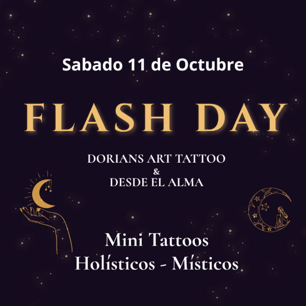 Producto - Flash Day - Mini Tattoo Holisticos y misticos.