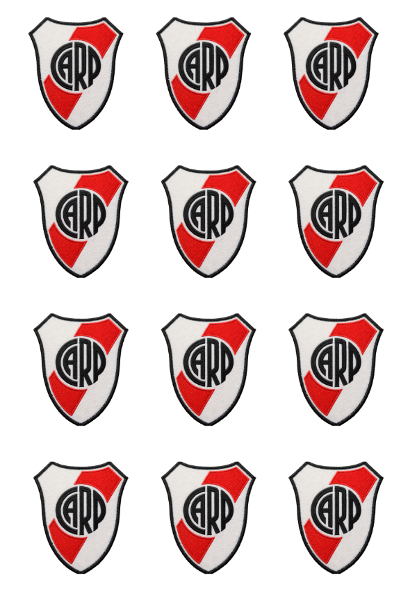Producto - Impresion Dtf A3 Parche Efecto Bordado Escudos De Futbol River