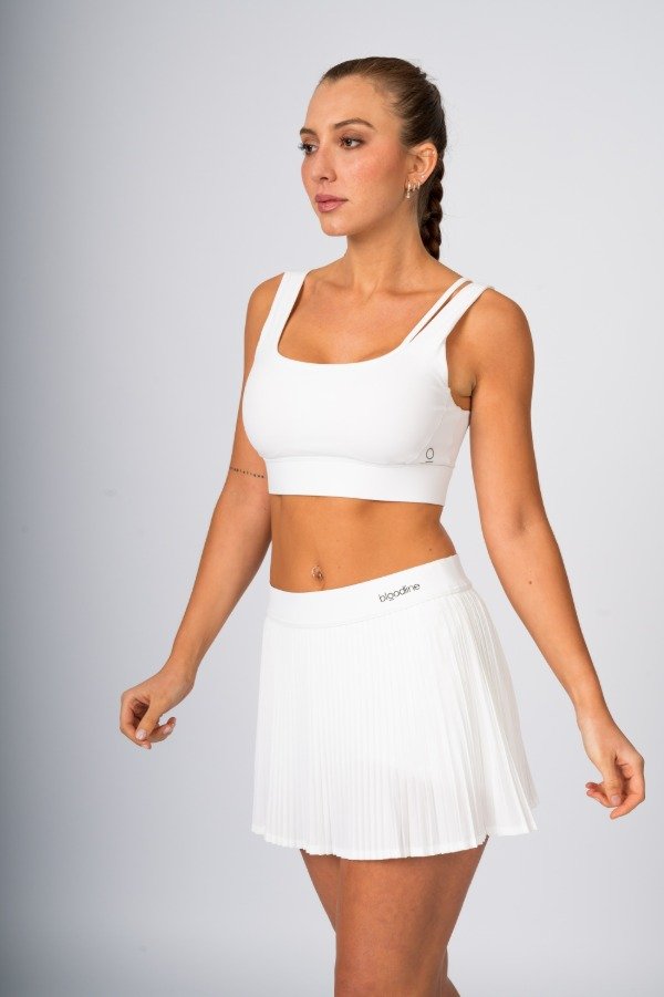 Producto - Short Pollera Pilar Blanca