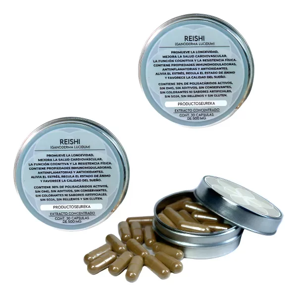 Producto - Pack X 2 Reishi - Extracto Concentrado - Capsulas 500mg