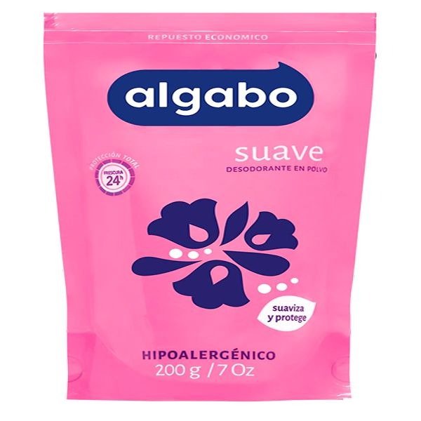 Producto - 8076 ALGABO TALCO SOFT ROSA DP 200