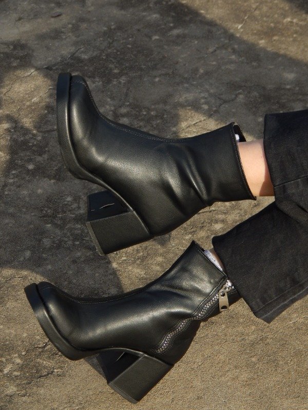 Producto - BOTA PUNTA CUADRADA - NEGRO