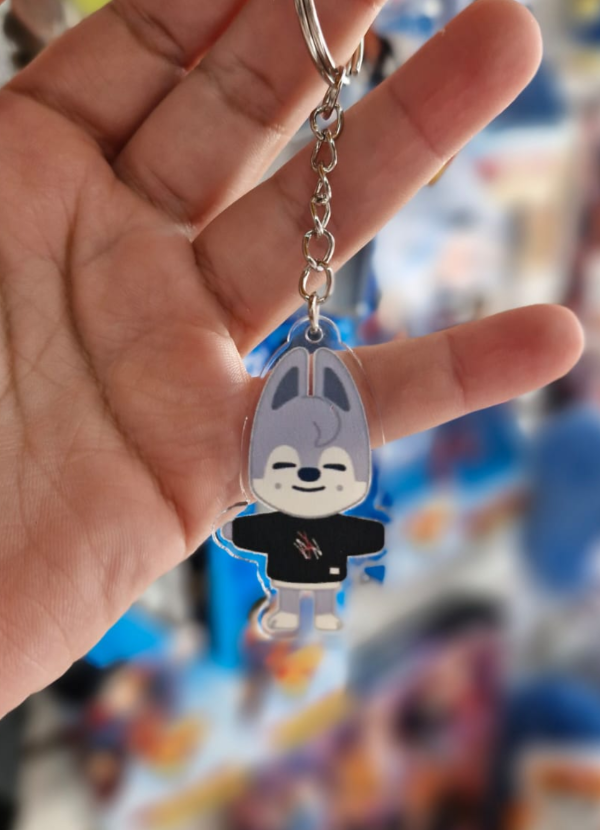 Producto - STRAY KIDS - LLAVERO ACRÍLICO SKZOO WOLFCHANG