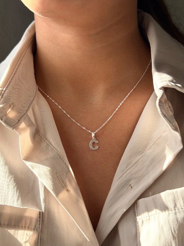 Producto - Conjunto letra C micropave - 1