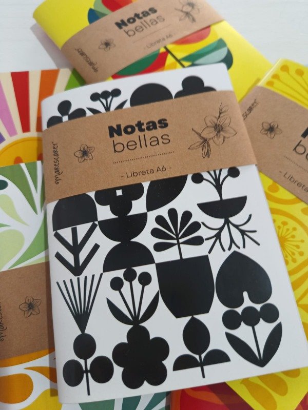 Producto - Libretita A6 / Naturaleza / Negro Black - 2