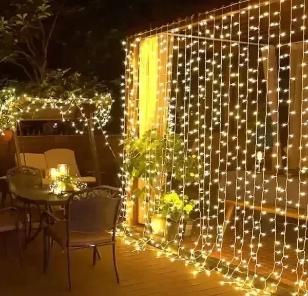 Producto - Cortina 2 x 3 m 160 Led Calida