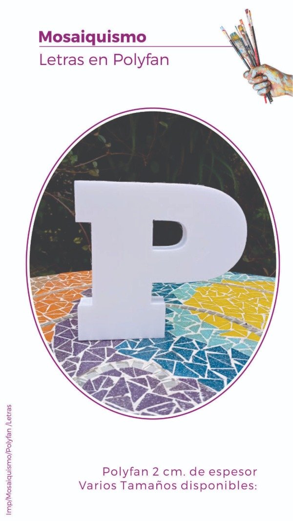 Producto - Letra P Polyfan