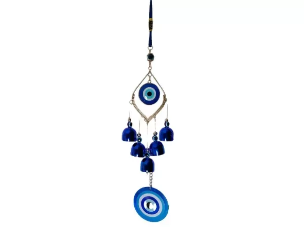 Producto - LLAMADOR MINI OJO TURCO / ARBOL LAGRIMA 5 CAMPANAS 30CM