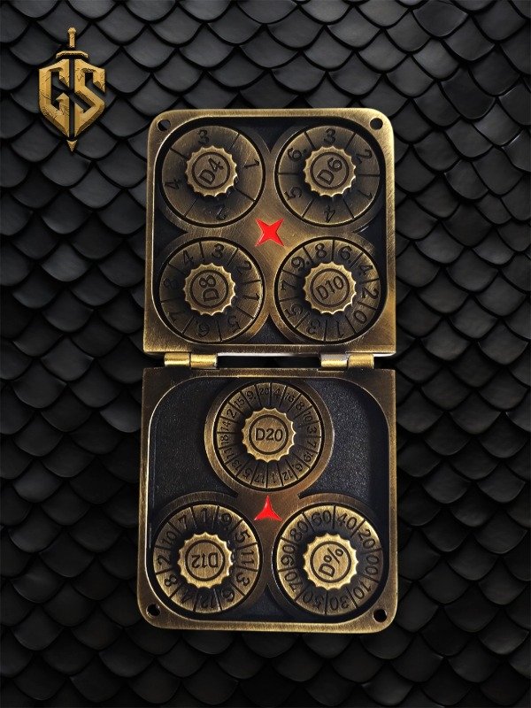 Producto - Set de Dados Spinner Bronce